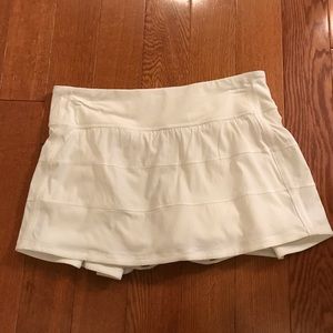 White Lululemon Tennis Skort
